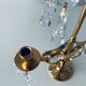 Candle holder with tassels