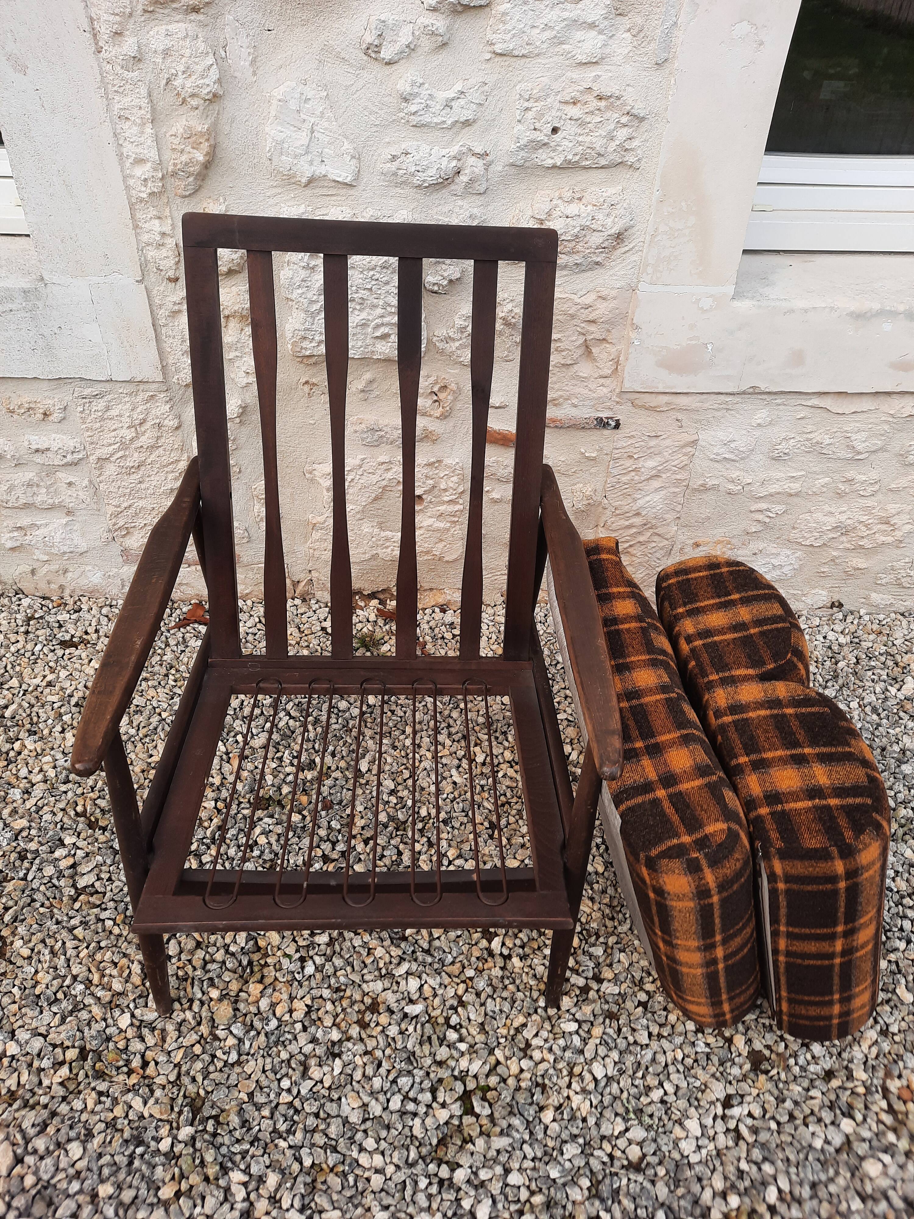 Fauteuil vintage esprit scandinave
