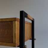 Pair of mid-century modern bedside tables