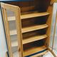 Wooden sideboard / Vintage storage cabinet / showcase / shelf / pin legs