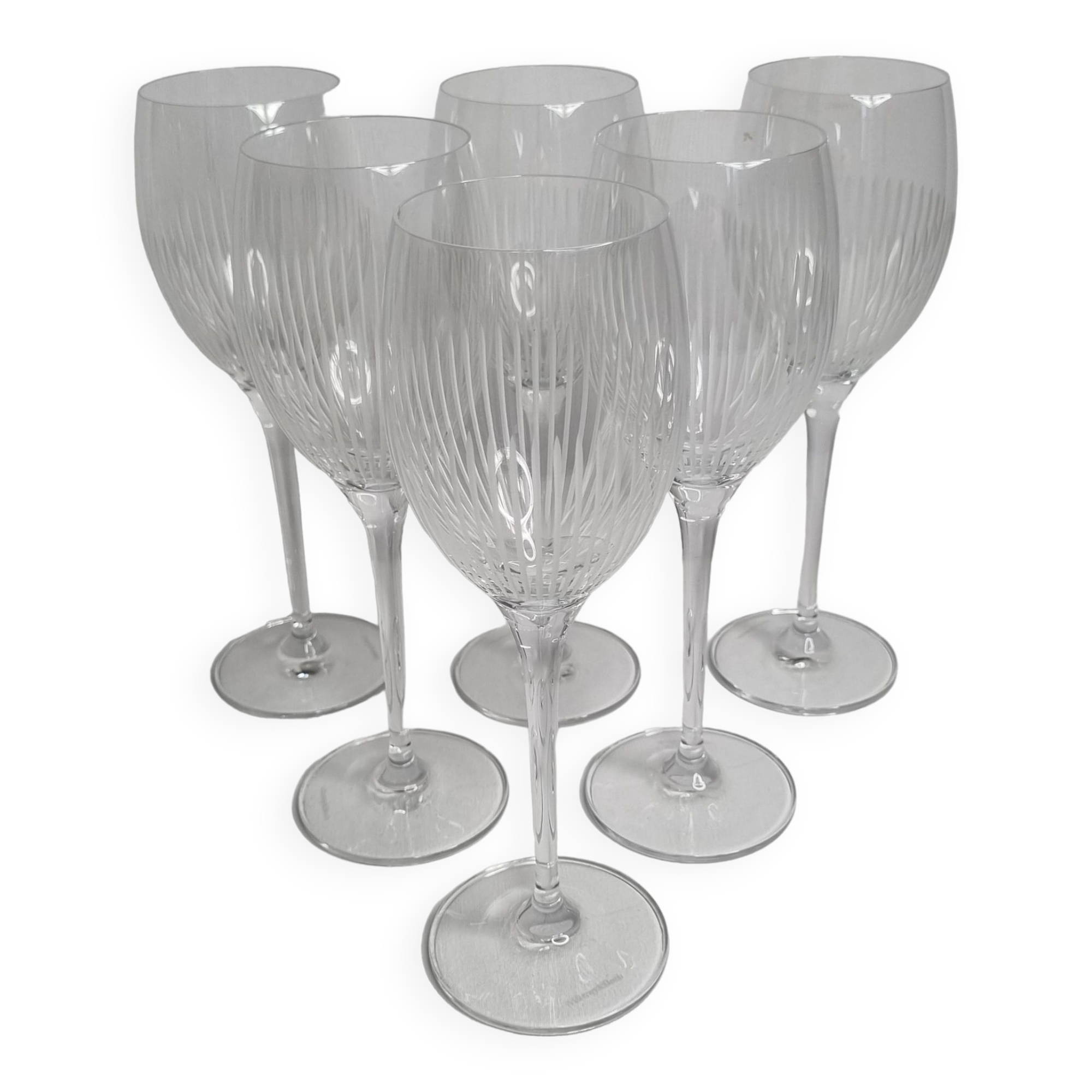 Verres à vin Villeroy et Boch en cristal, 24 cm
