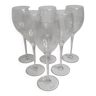 Villeroy and Boch crystal wine glasses, 24 cm