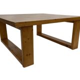 Vintage coffee table pinewood minimalist 1960s