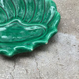 Vallauris green ceramic pocket tray