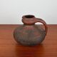 Carafe vase by German studio pottery, brutalist vintage by Gerhard Liebenthron, 1974.