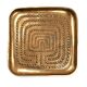 Modern solid brass tray / vide poche, Atelier Ventrella Italy 1980s