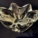Cendrier ou vide-poche en cristalde baccarat forme elegante