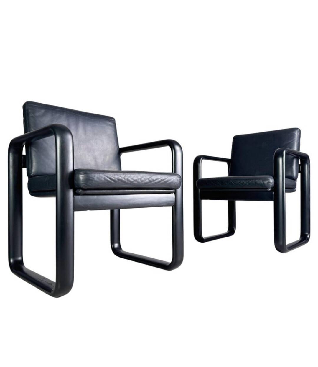 Pair of "Hombre" armchairs by Burkhard Vogtherr for Rosenthal