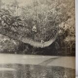 Anonymous silver photo africa gabon lianes bridge circa 1970