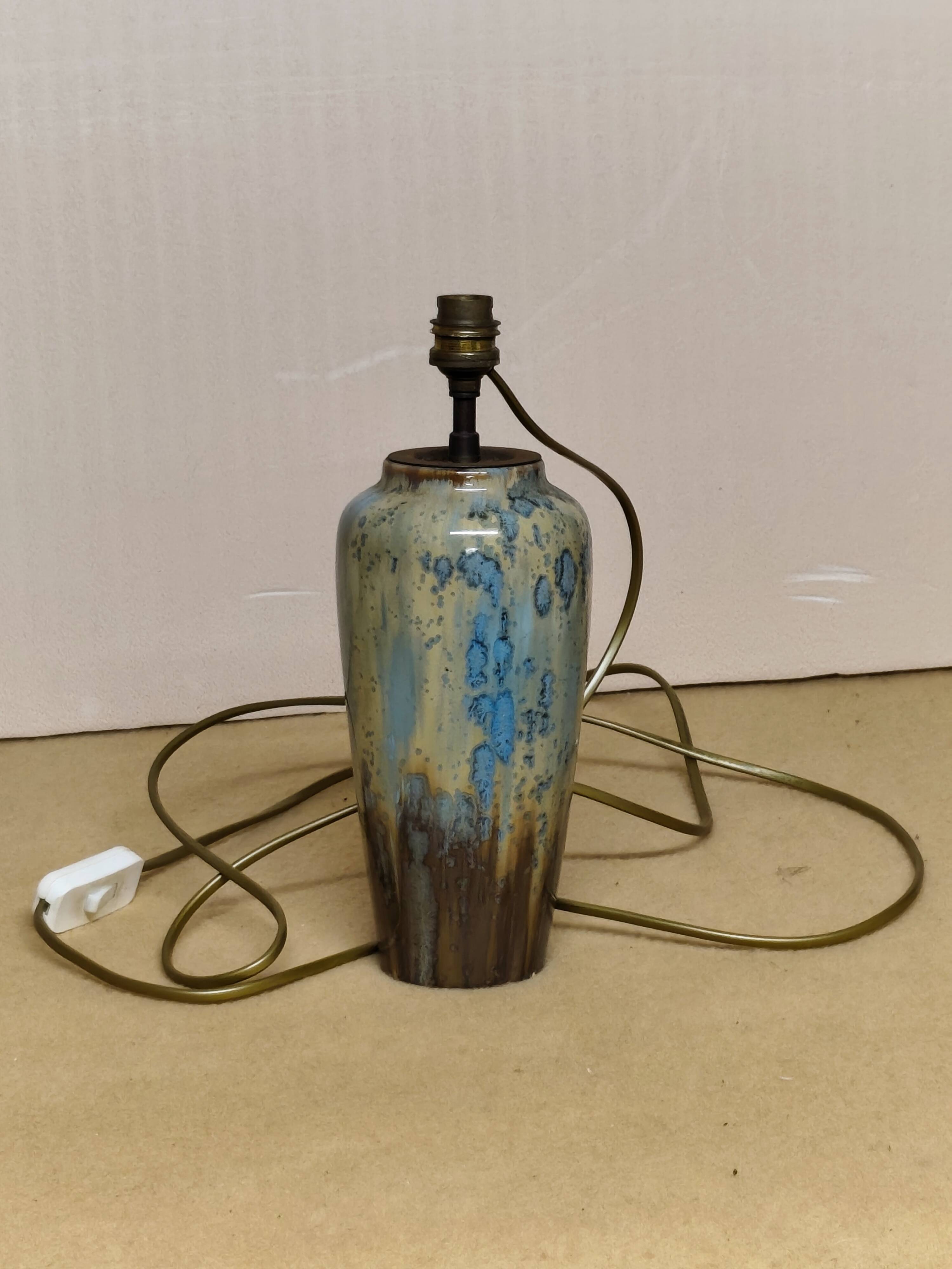 Lamp base signed "pierrefonds"