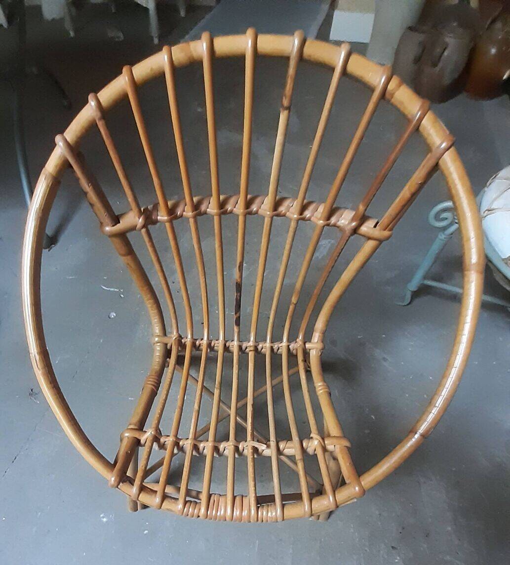Rattan children's chair