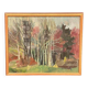 Original Swedish Oil On Panel – “Early Spring” By Ann‑Marie Ekbom – Dated 1978 – Vintage & Framed