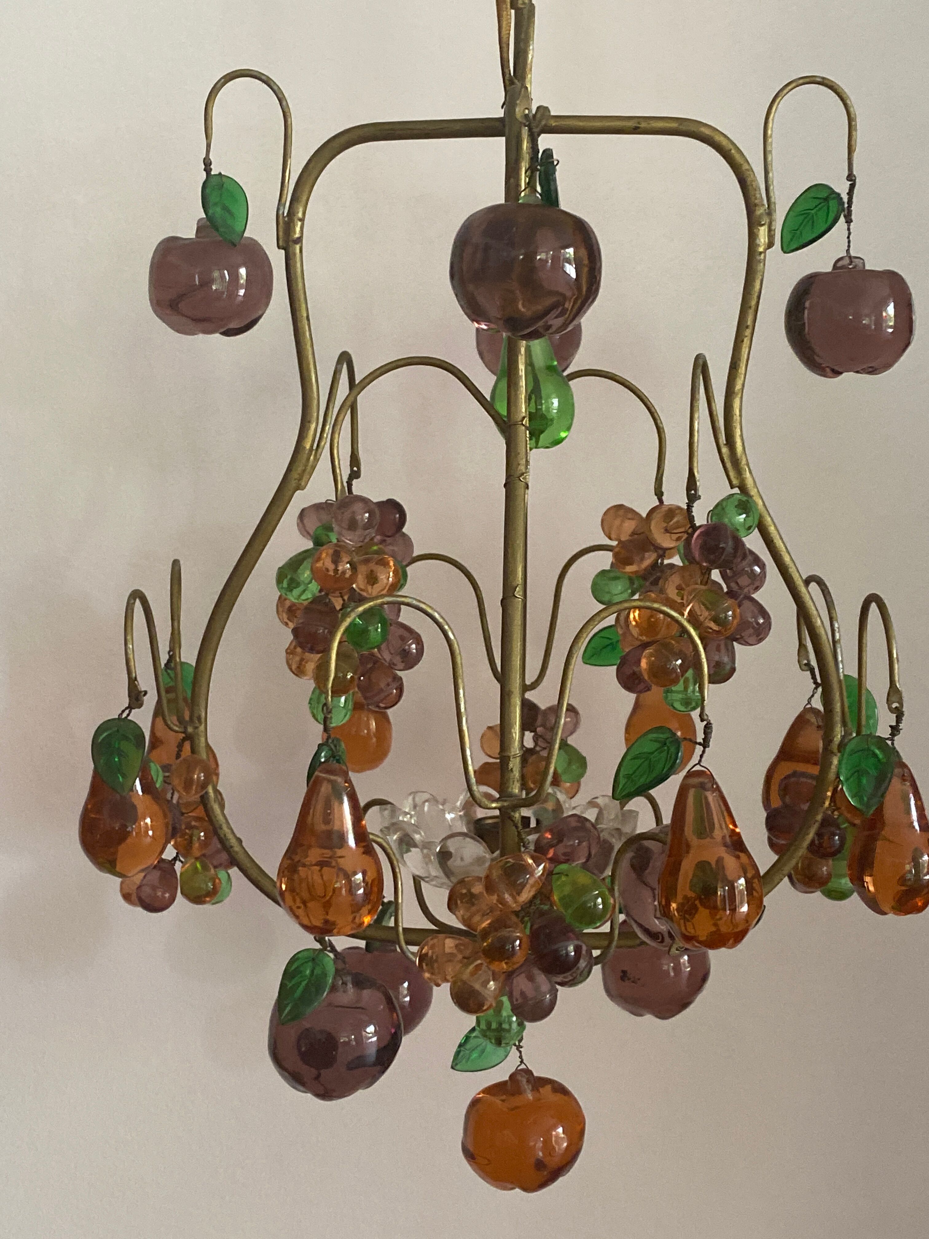 Grape variety chandelier