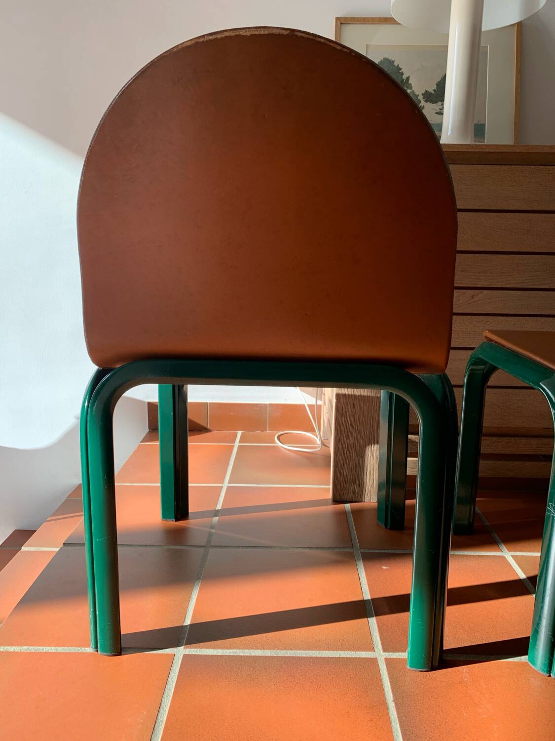 4 chairs model Orsay Gae Aulenti 1975