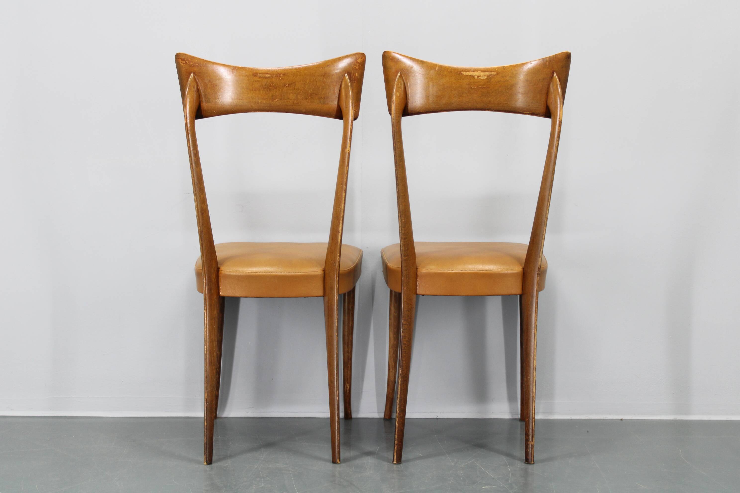 1950s Set of Four Italian Dining Chairs