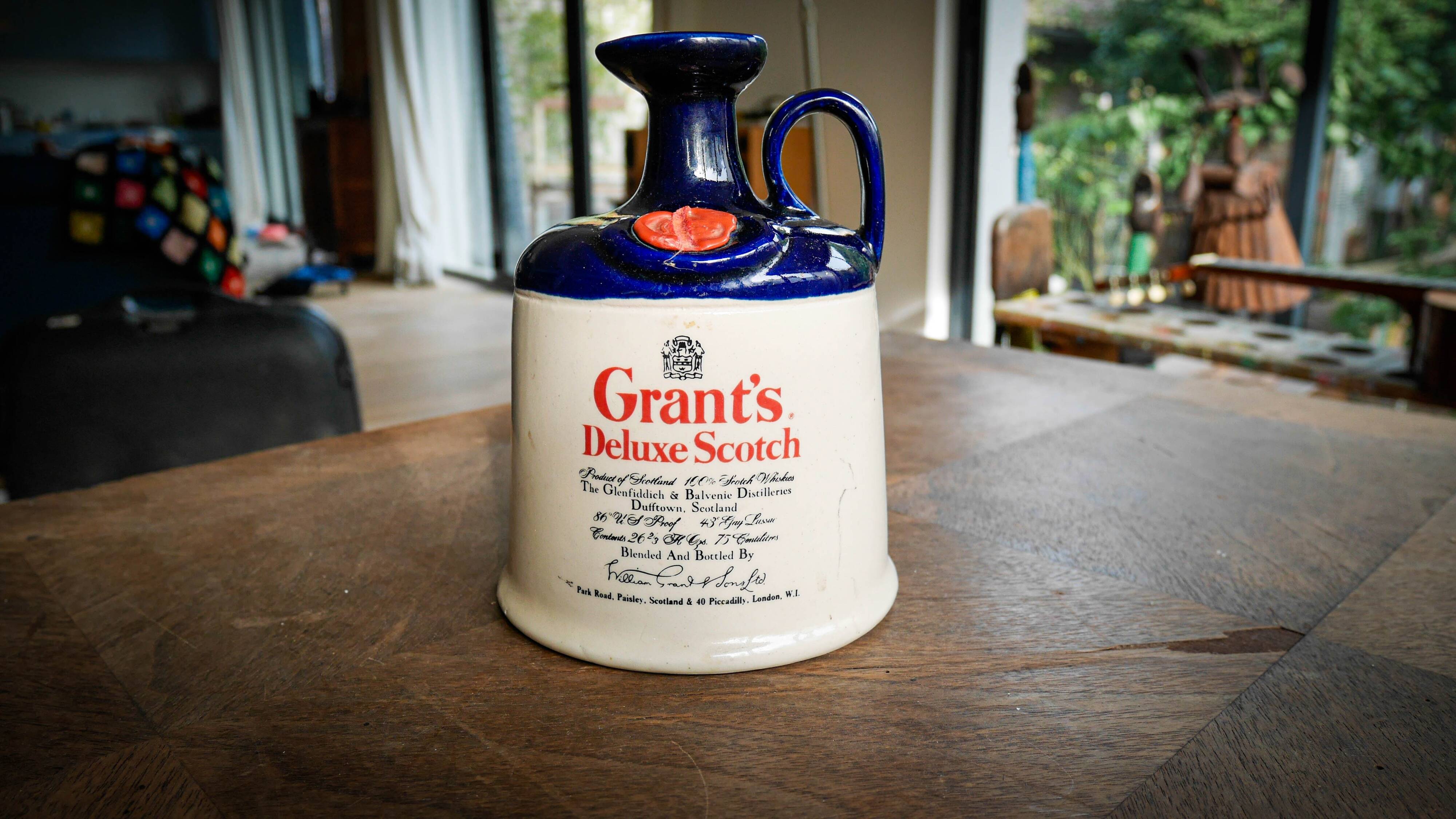 Vintage Brot ceramic Scotch Grant's Deluxe