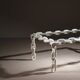 Brutalist Chain Link Coffee Table | France 1970s