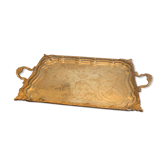 Vintage engraved metal top