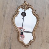 Golden mirror 30x48cm