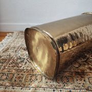 Porte-parapluie italien en laiton martelé 1970-80