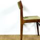 4 chaises danoise en palissandre 1960