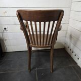Fauteuil de bureau américain ancien en chêne
