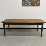 1950s farmhouse table in oak and pine