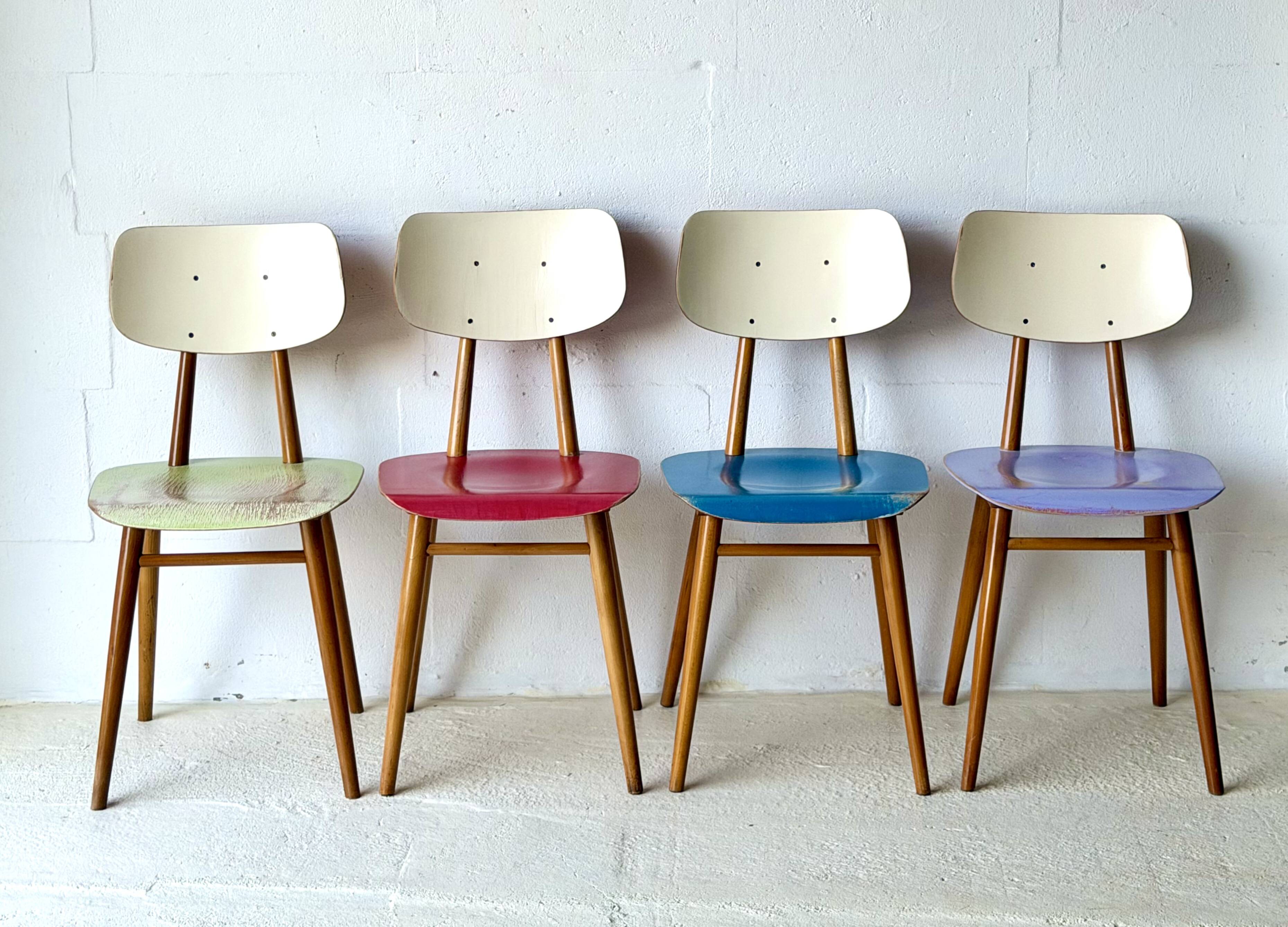 Ton Bistro Chairs, 1960s