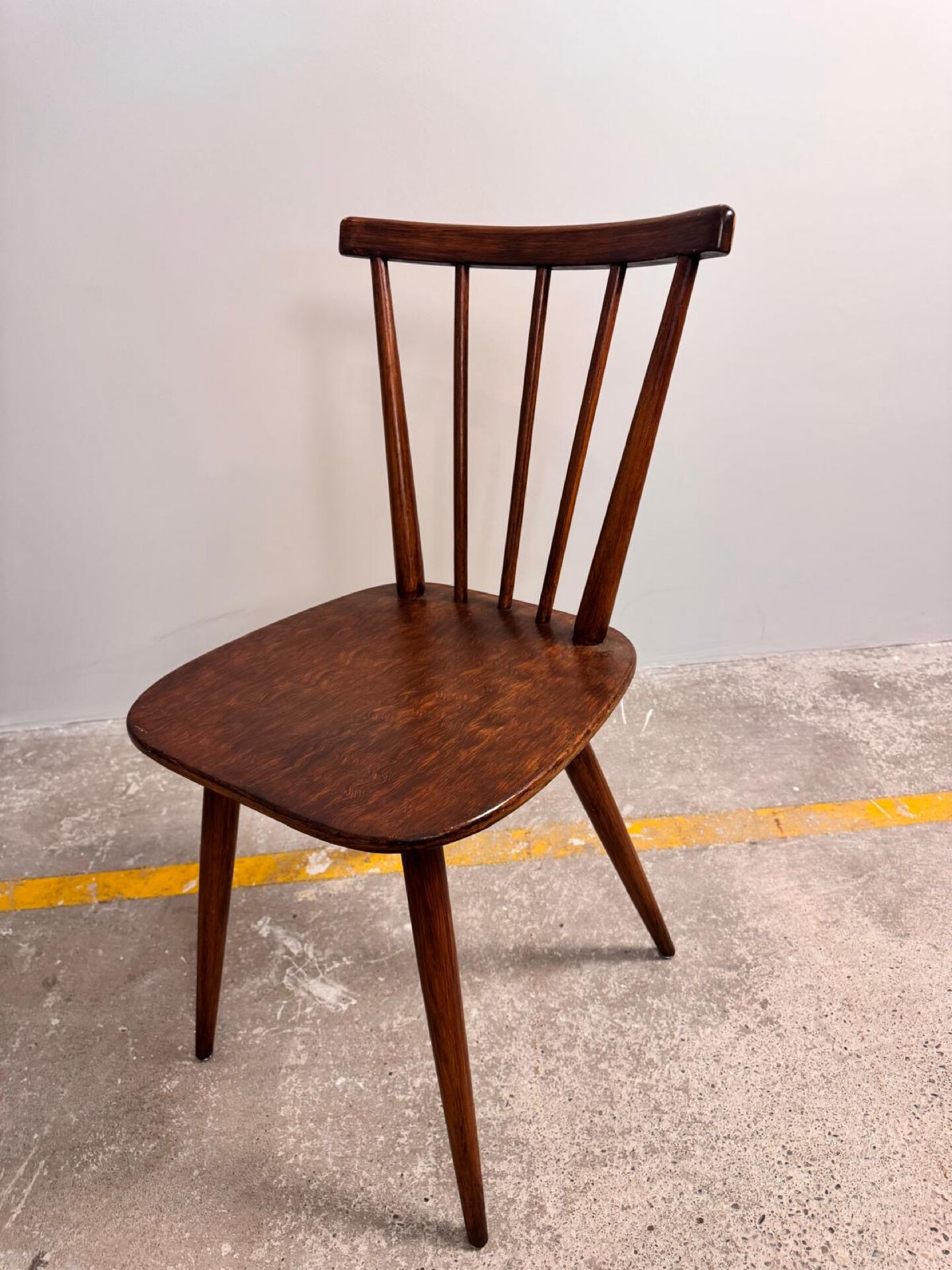 Set of 6 Fanett bistro chairs from the 1960s.