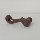 Antique cast iron Art Nouveau door handle