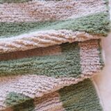 Tapis Contemporain Vert et Beige - 305 x 250 cm