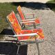 Paire de fauteuils de camping vintage