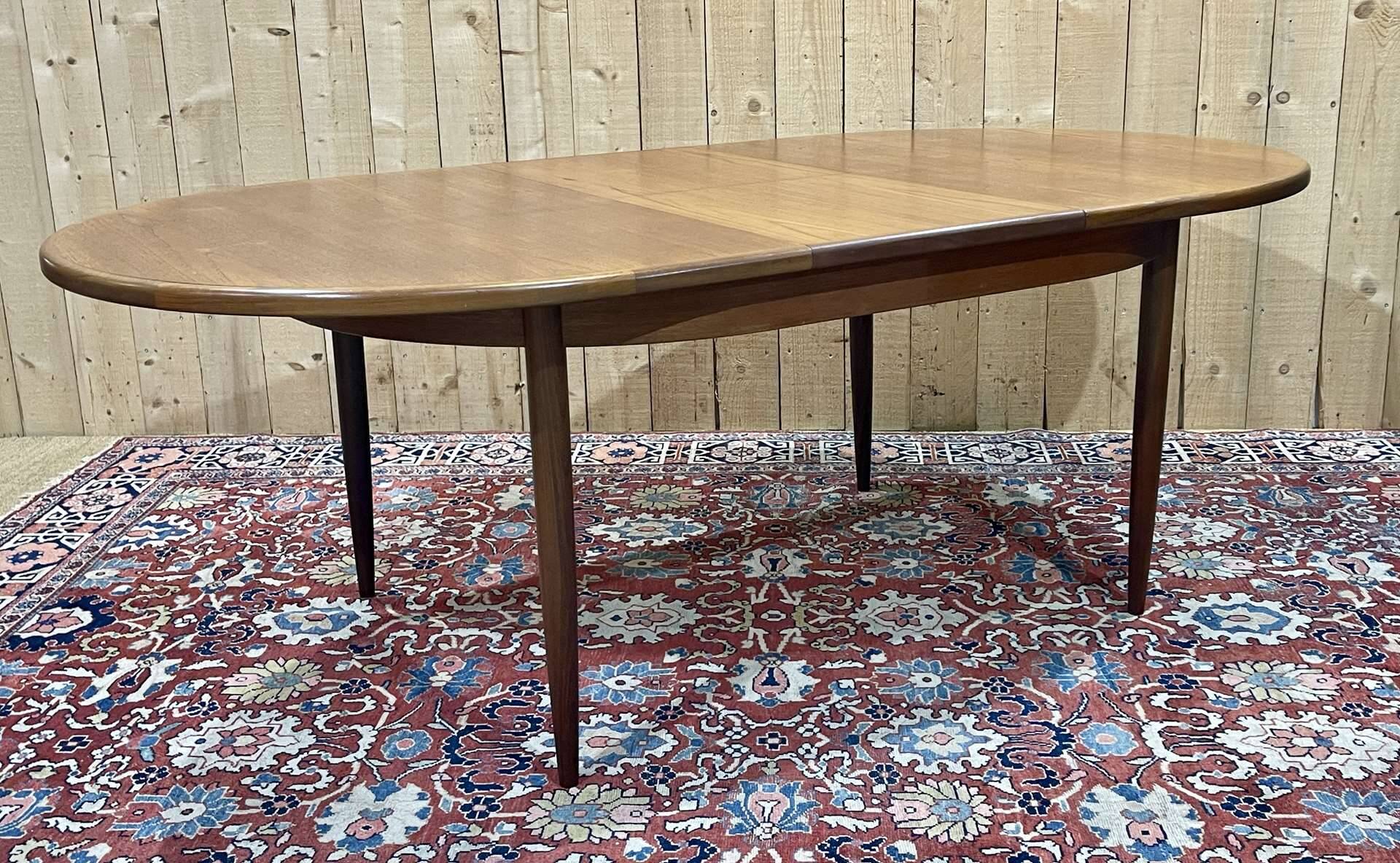 G-Plan teak dining table with butterfly extension