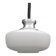 Space Age Saucer Globe Pendant Rises and Falls