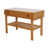 Meuble d'appoint vintage scandinave en chene