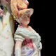 Paire de vases en barbotine