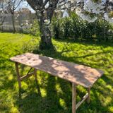 Table ancienne en bois pliante