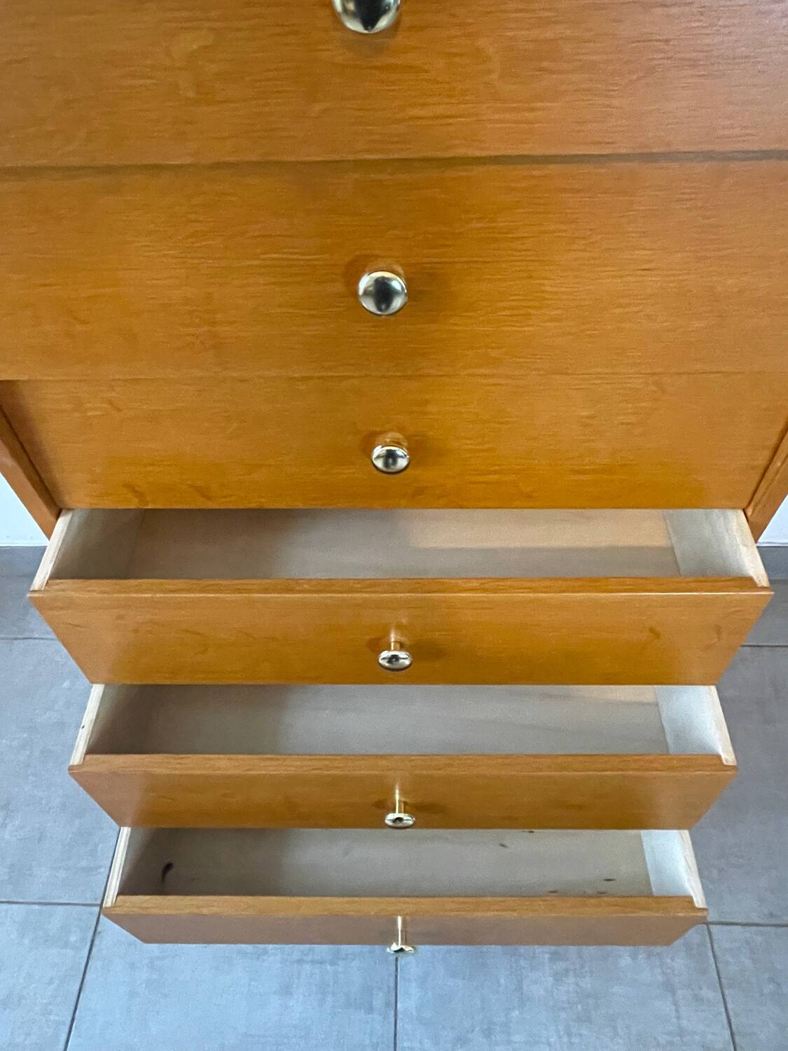 Chiffonnier/commode  6 tiroirs vintage en teck