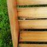 Vintage folding bench