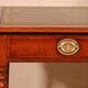 flat desk with two drawers from the 19th century in mahogany and inlays