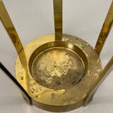 Porte-parapluies en laiton de style Hollywood Regency, Italie, années 1970