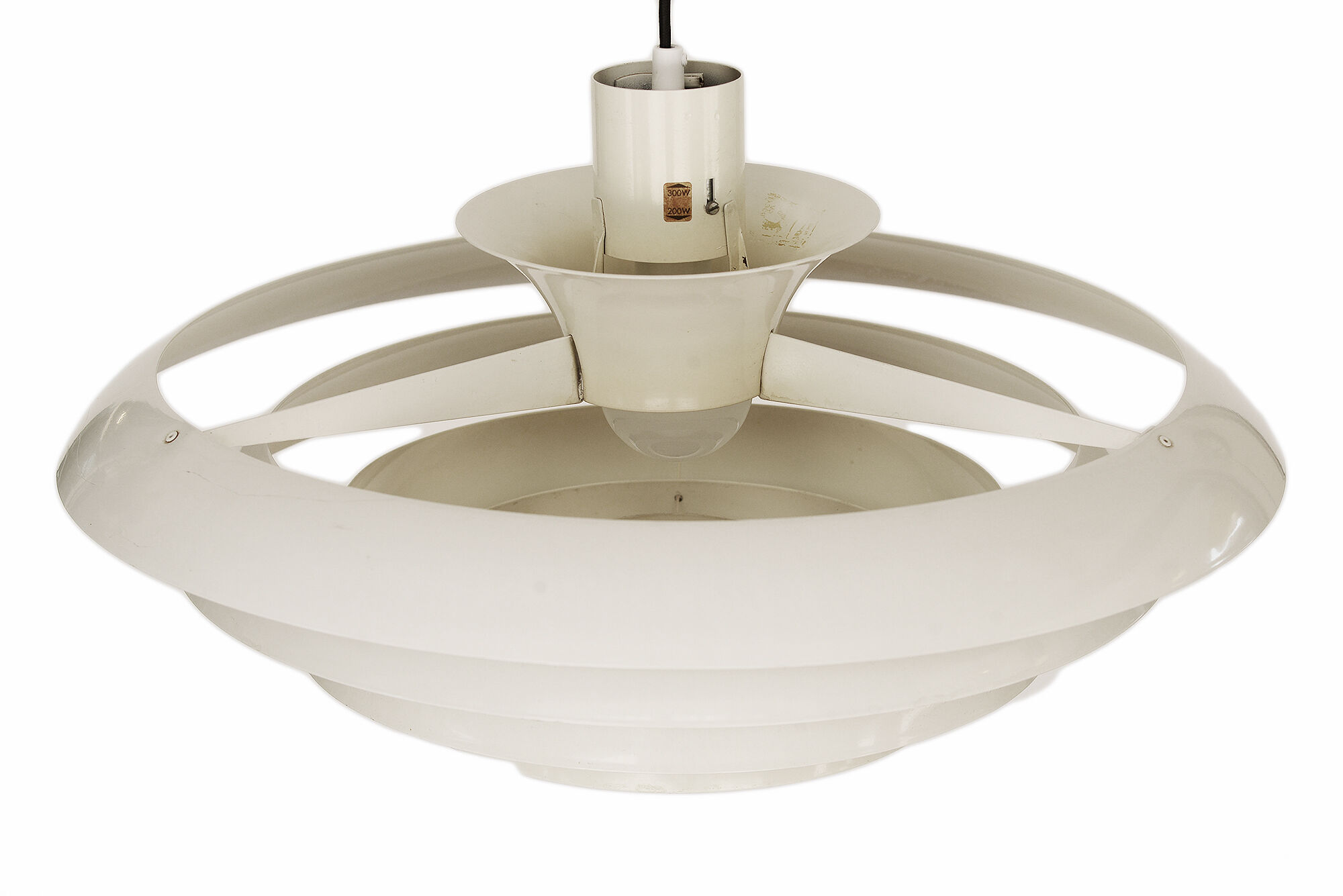 Space age XL pendant light by Fagerhults belysning. Sweden 1970s