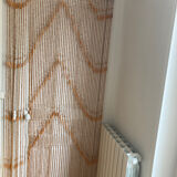 Rideau perles bois vintage