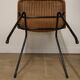 Vintage "Italia 100" model chair by Rotanhuis in woven wicker, 1950s