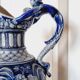 salt-glazed stoneware jug in German style, made by the prestigious house