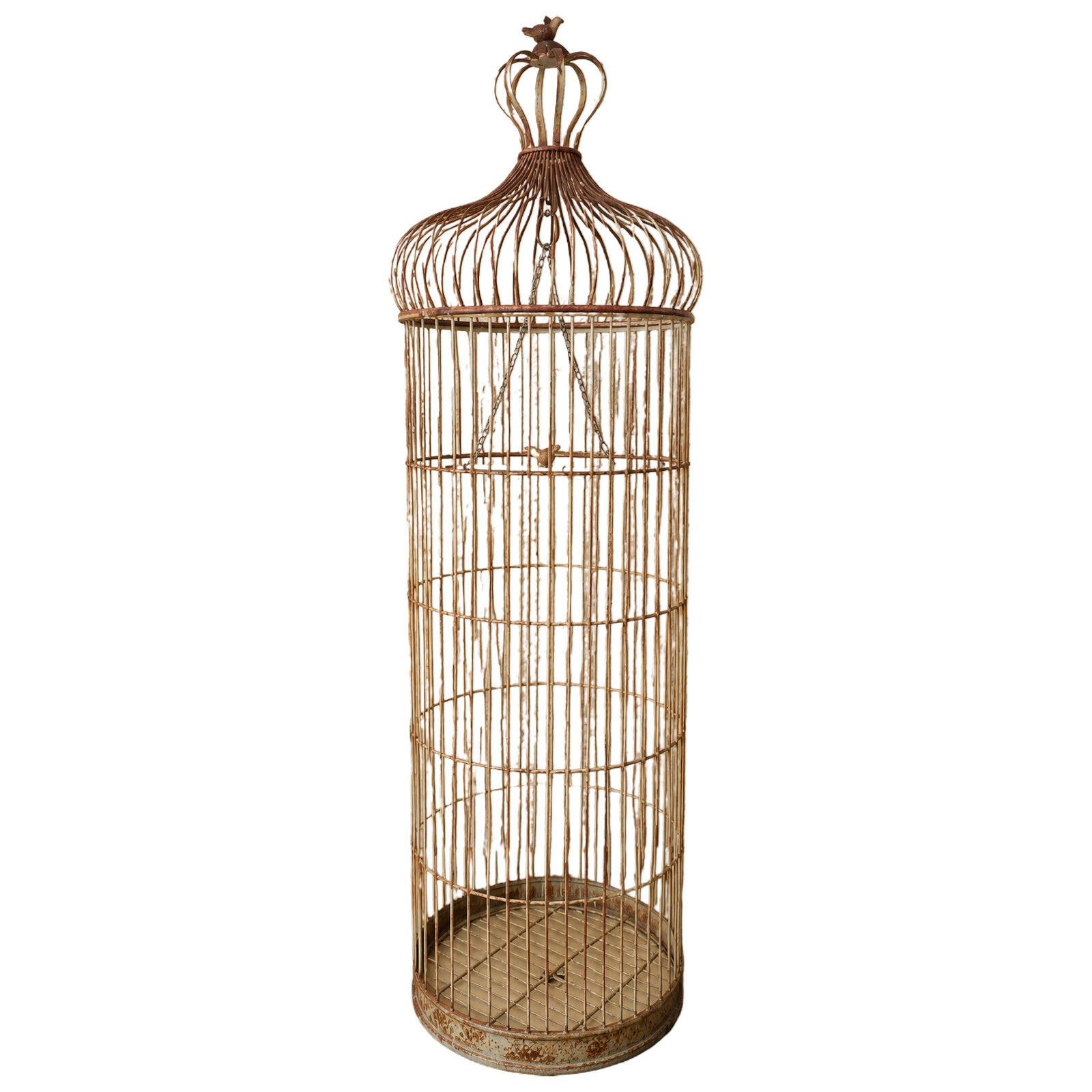 Very large decorative metal birdcage -