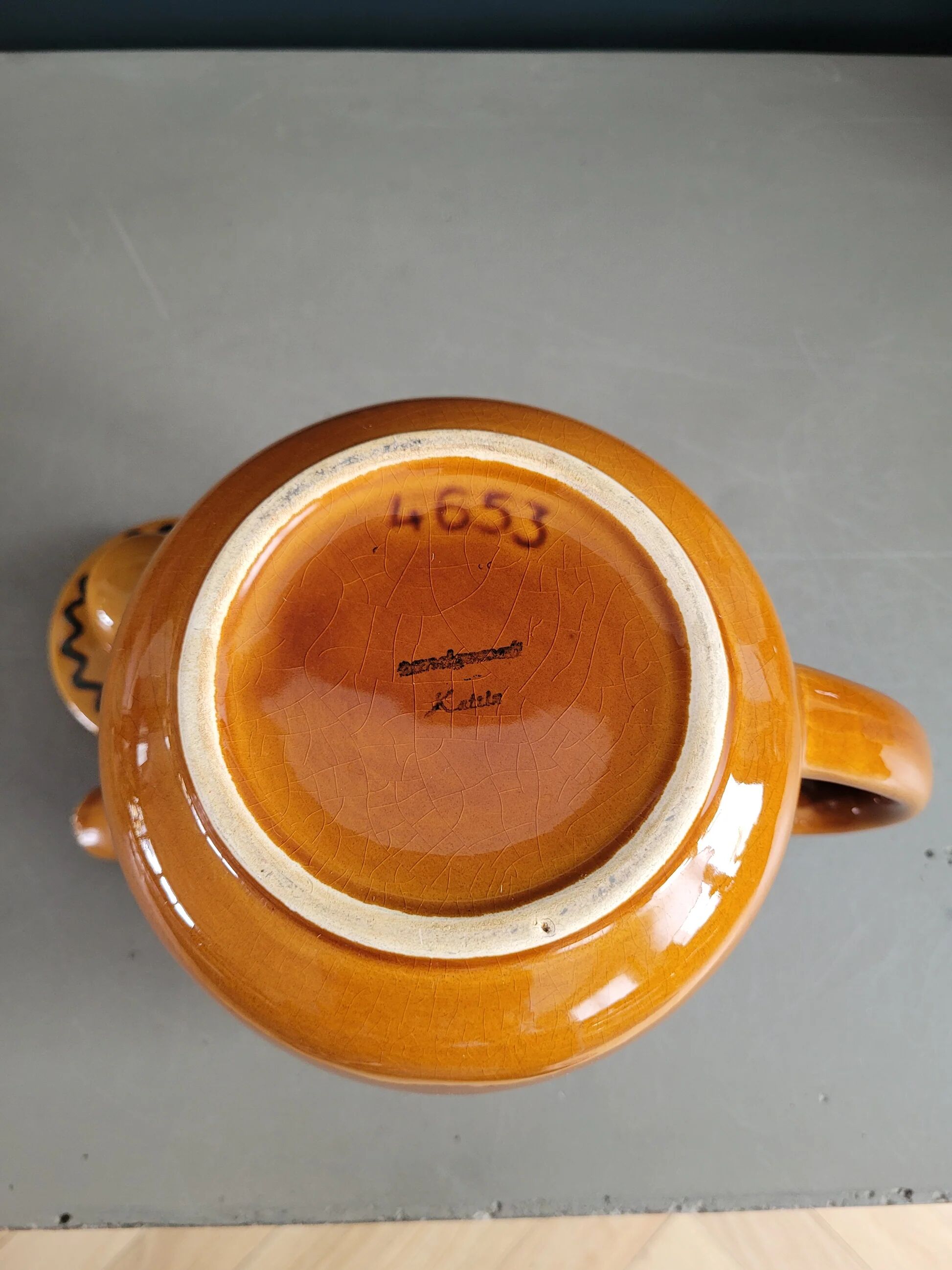 Katrin Teapot Hand-painted 4653 - Ref 1040