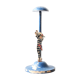 Wooden hat holder decorated with a harlequin, 30s