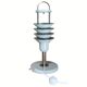Pair danish scandinavian space age architectural table lamps