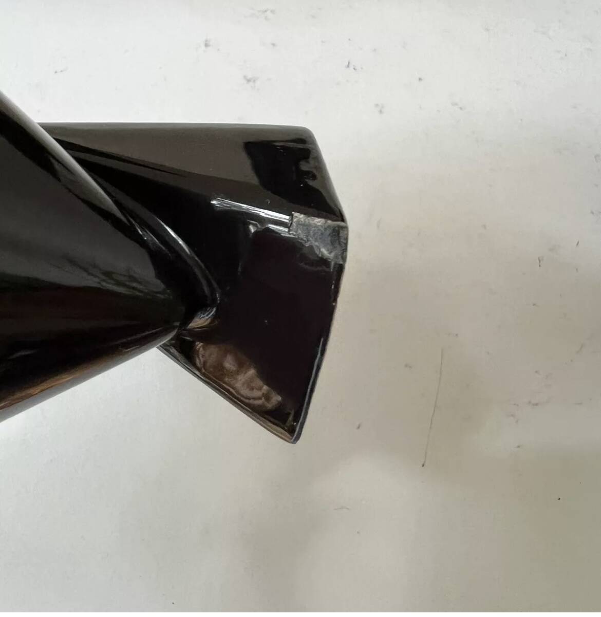 Black coffee cups designed by Pierre Casenove Studio Salins, Memphis style